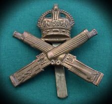 WW1, The Machine Gun Corps "Extruded" GENUINE, British Military Army Cap Badge.