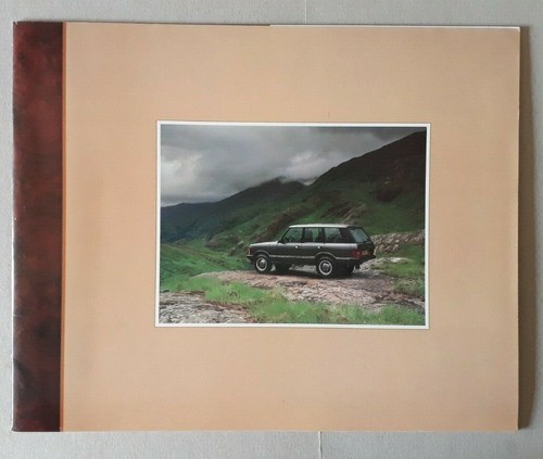 Range rover brochure 1991 - rover, c.1991