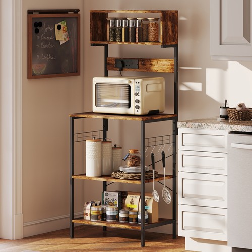 Bakers rack with power outlet - bakers,