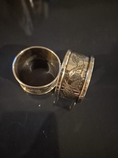 Pair of Sterling Silver Sheffield 1978 Napkin Rings