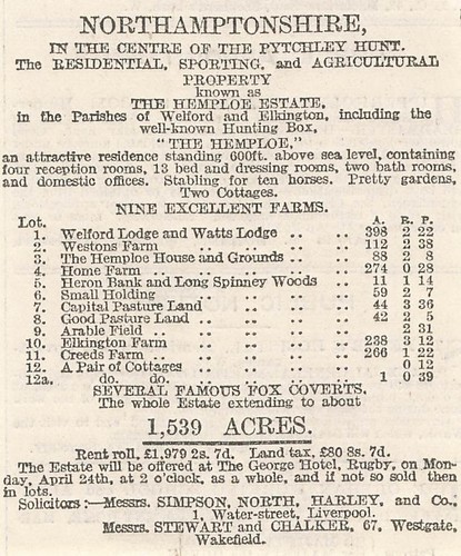 1911 the hemploe estate - 1911,
