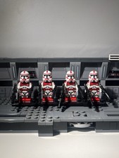 4x Coruscant Guard Clone Troopers - Custom Compatible Star Wars Minifigures