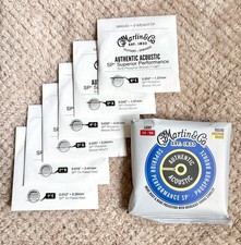Martin Acoustic Guitar Strings Light 12-54 Full Set Of 6 New MA540