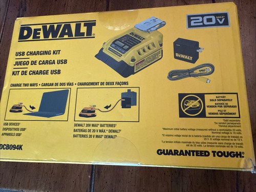 Dewalt battery charger - battery, usb