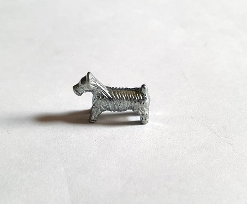 Dog metal monopoly - dog, token