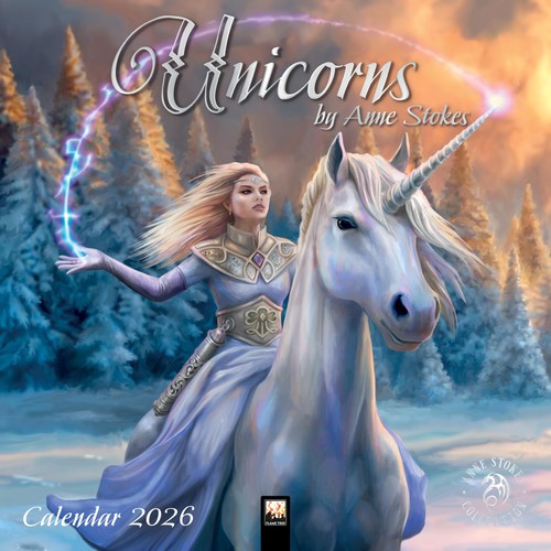 Unicorns anne stokes wall - stokes,