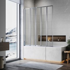 5 Folding Bath Shower Screen