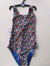 M&s GIrls Swimsuit Ditsy