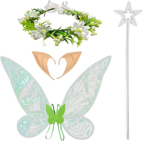Mivaiun 4pcs green fairy wings - green,