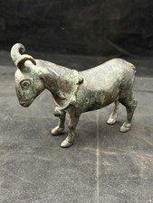 Vintage solid bronze goat - bronze,