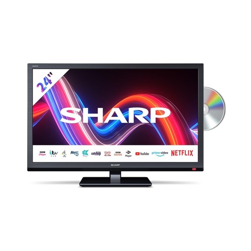 Sharp c24ee4kc2fbd hd - sharp, 24"