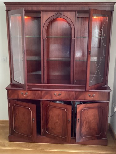 Mahogany welsh dresser - mahogany,