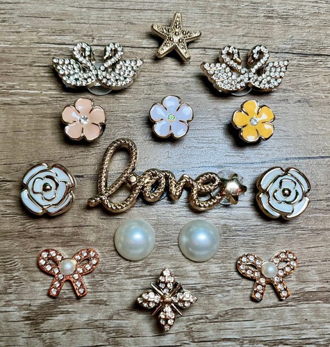14pc love flower gem - love,