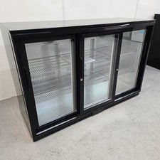Fridge Triple Glass Display Door Bottle Commercial Chiller 330 Litre Polar GL006