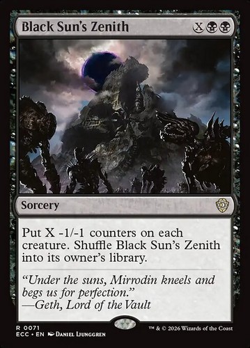 Mtg black sun - zenith, ~