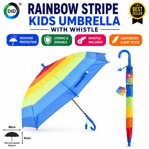Kids rainbow umbrella - rainbow,