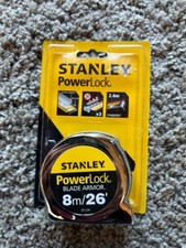 Stanley Powerlock Rule Blade Armor 8m / 26ft (Width 25mm) 0-33-526