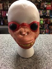Latex Half Mask Red Glasses