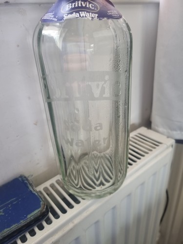 Britvic soda water bottle - britvic,