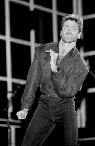 Singer george michael shown - is,