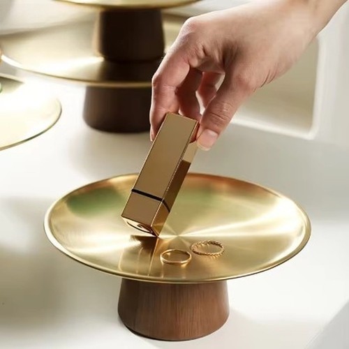 17cm gold stainless steel cake - 17cm,