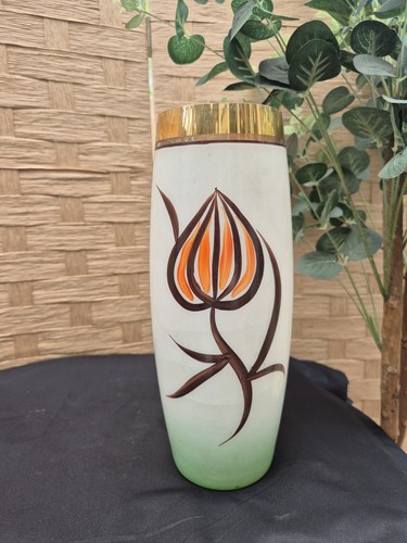 Vintage 1950 frosted glass - frosted,