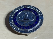 Vintage County Hospital Hereford Enamel Badge by Fattorini