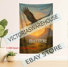 Eagle flight tapestry wall