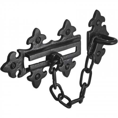 Door chain black - door,