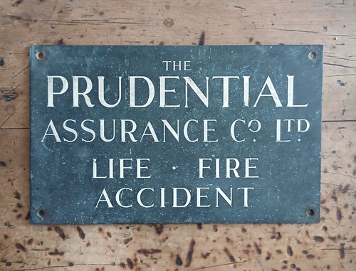 Antique prudential assurance - antique,