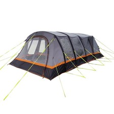 OLPRO Discovery 6 Berth Inflatable Tunnel Tent - UV & Waterproof 3 Doors Canopy