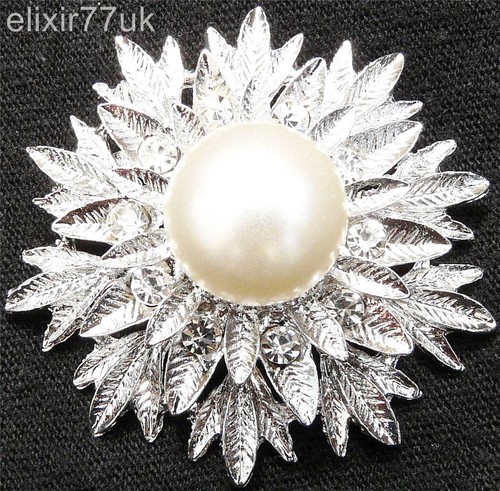 Silver gold leaf flower - or,