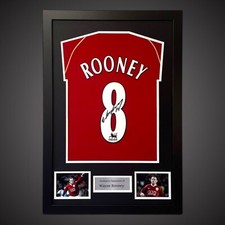 Wayne Rooney Hand Signed