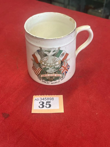 Vintage 1919 peace mug - 1919,