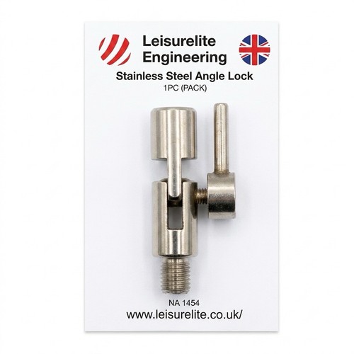 Stainless steel angle lock - steel,