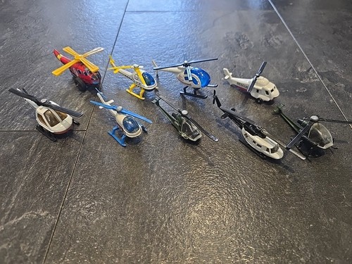 Die cast metal - cast, helicopters
