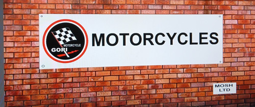 Gori trials motorcycle - trials, banner
