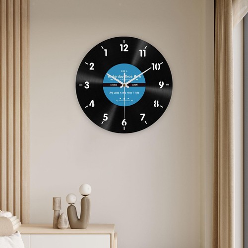 Backwards clock for - backwards, walls