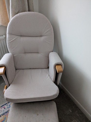 Glider rocking chair with
