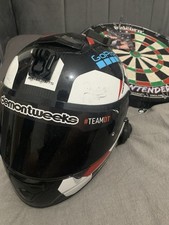 MT motorcycle/motorsport Helmet, With Sena Bluetooth Intercom.