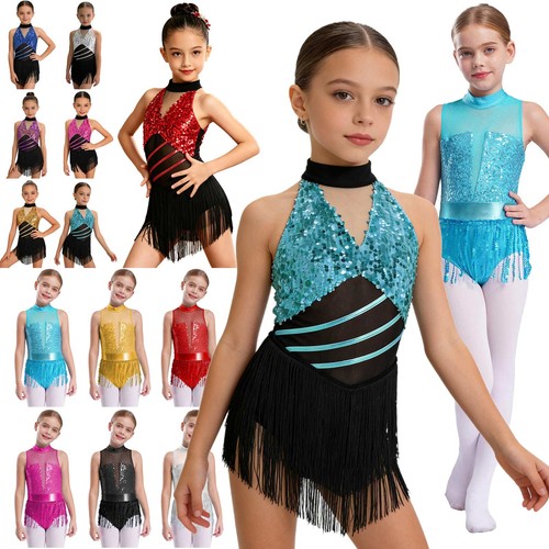 Kids girls latin sequins - kids,