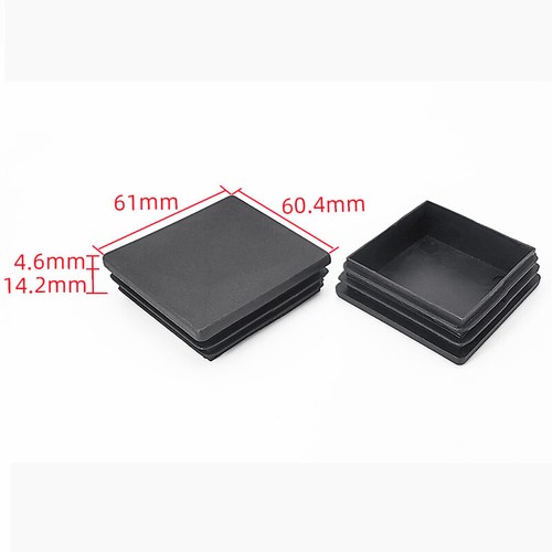 Square plastic end caps - square,