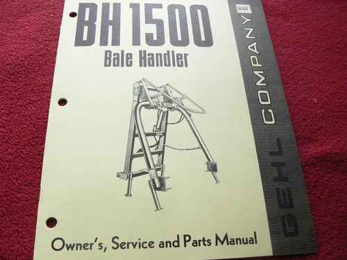 Gehl 1500 bale - gehl,