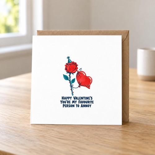 Valentine card for - card,