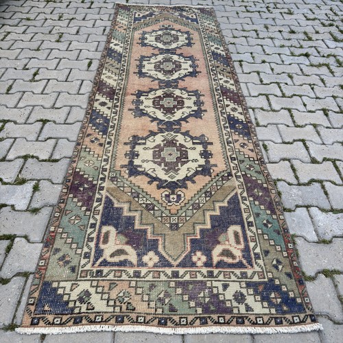 Vintage turkish oushak rug - turkish,