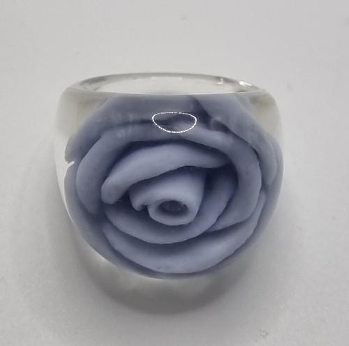 Vintage lucite flower pale - lucite,