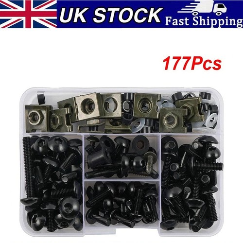 Black fairing bolts - fairing, kit