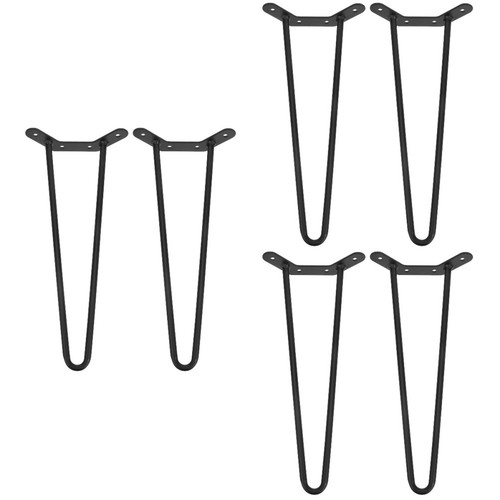 6pcs black iron hairpin - 6pcs,