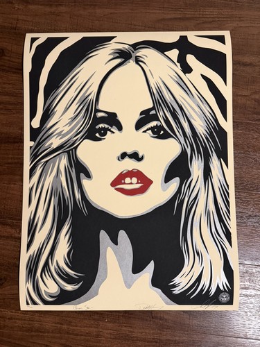 Shepard fairey debbie harry - "debbie,