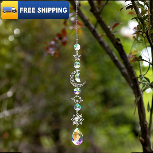 Crystal sun catchers moon - sun,